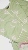 Mint Green Panache Apparel Karandi Embroidered Stitched Suit-Ornate