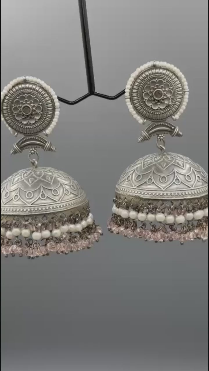 Champagne-H&A Jewellery Oxidized Earrings