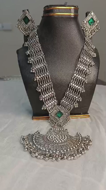 Durwaj's Oxidized Silver Set-DW-001