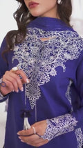 Mahnur Sera Pret'26 Lawn Embroidered Unstitched 3-Piece Suit-SP-01