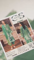 Cross Sketch Lawn Printed Unstitched 2-Piece Suit-Zunaira