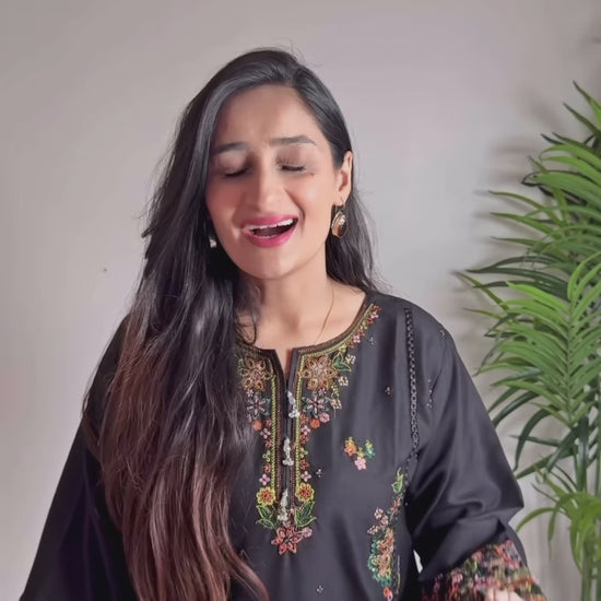 Stylish Collection Saya Pret Cotton Embroidered 3-Piece Suit-Hareem