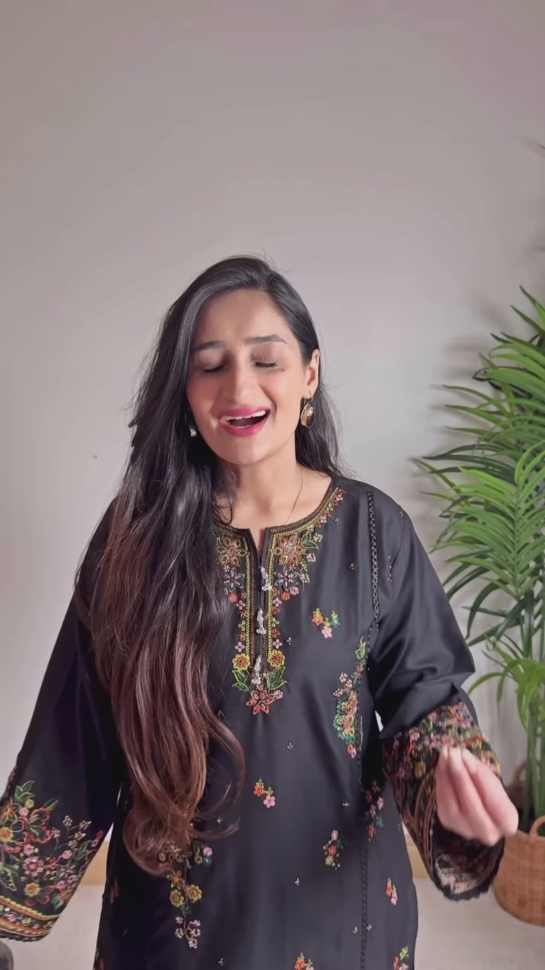 Stylish Collection Saya Pret Cotton Embroidered 3-Piece Suit-Hareem