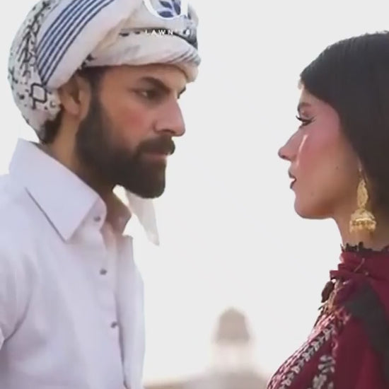 Mahnur Gul Luxury Lawn'26 Embroidered Unstitched 3-Piece Suit-G-005