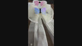 Cream Glitter Jewellery Butterfly Hair Bow
