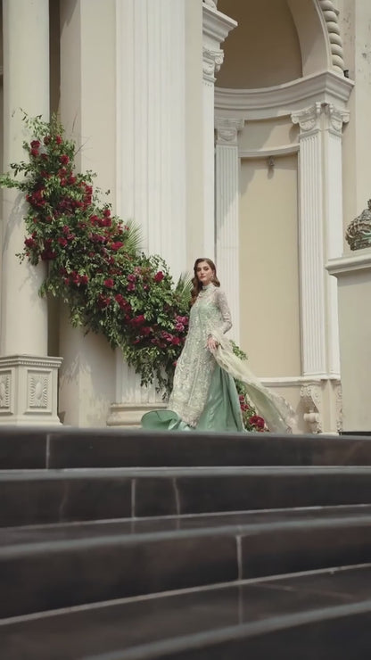 Parishay Cindrella Luxury Formals Net Embroidered Unstitched 3-Piece Suit-CELINE