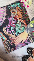 Irame’ Mahjabeen Pashmina Kalamkar Scarf