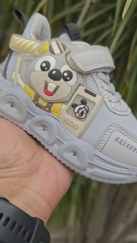 Grey-Mum n Bub Joggers-Jog-Chipmunk-Grey