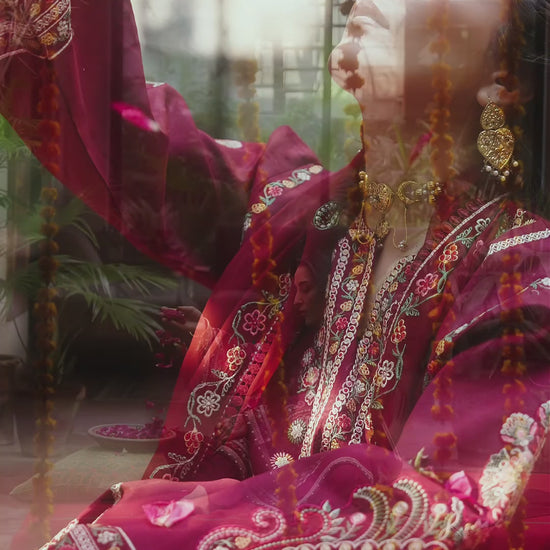 Mulberry Mahnur Satrangi Lawn'26 Embroidered Stitched 3-Piece Suit-ST-06