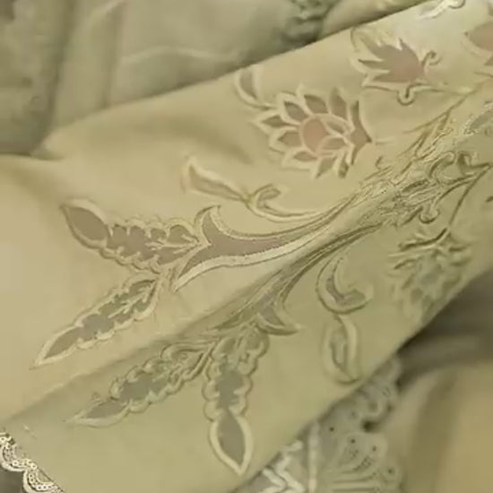 Mahnur Sera Pret'26 Lawn Embroidered Unstitched 3-Piece Suit-SP-08
