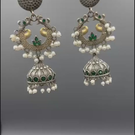 H&A Jewellery Oxidized Earrings