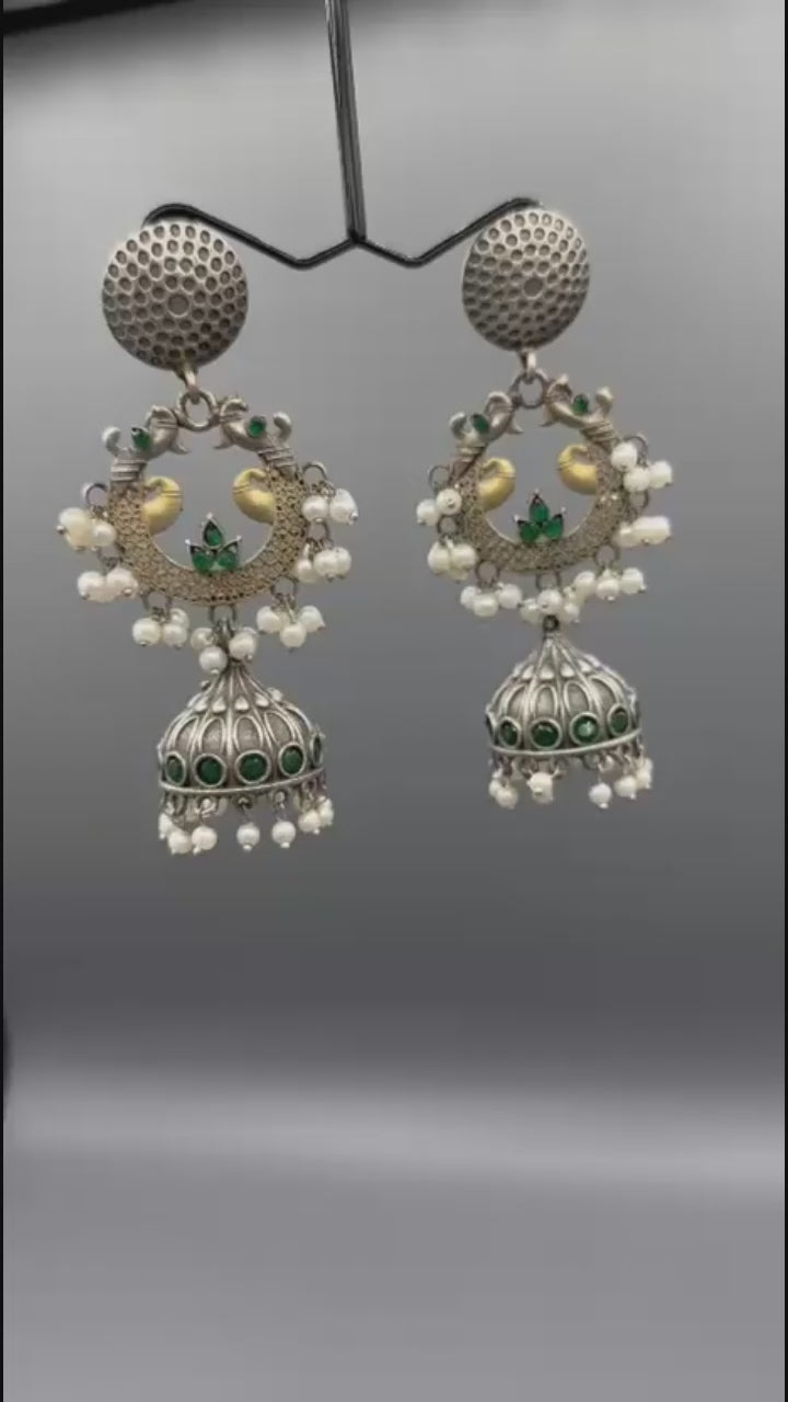 H&A Jewellery Oxidized Earrings