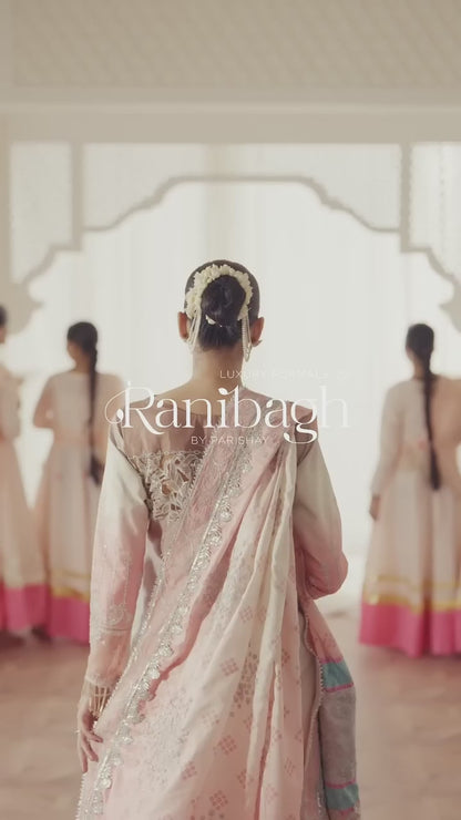 Parishay Ranibagh Luxury Formals Silk Embroidered Stitched 3-Piece Suit-Meherbano