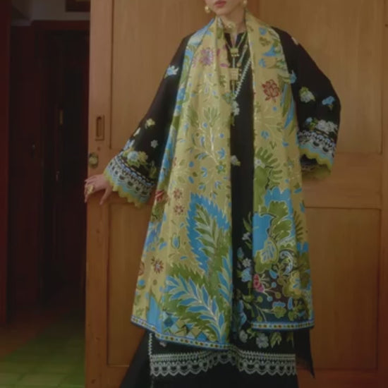 Binilyas Lumina Summer Lawn Embroidered Unstitched 3-Piece Suit-L71-B