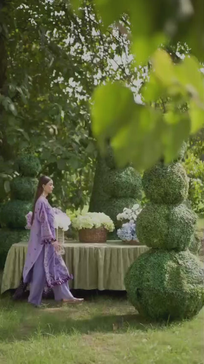 Mahnur Secret Garden Karandi Embroidered Stitched 3-Piece Suit–SG-003