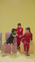 Velvour Boys & Girls Printed Track Suit-VST67-C
