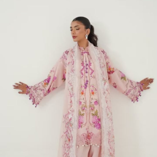 Sana Safinaz Lawn Embroidered Unstitched 3-Piece Suit-M251-026B-3CI