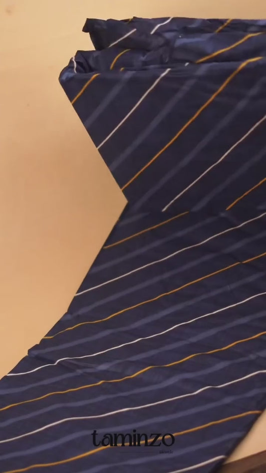 Diamond Dynasty Printed 3-Piece King Bedsheet Set-07