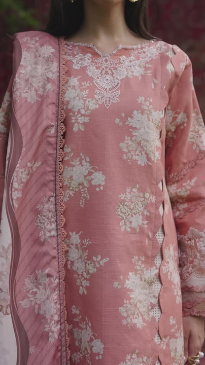 Parishay Rang e Sarma Khaddar Embroidered Stitched 3-Piece Suit-SAR-03