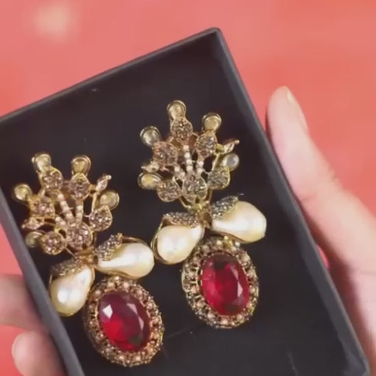 Durwaj's Statement Earrings-DW-014