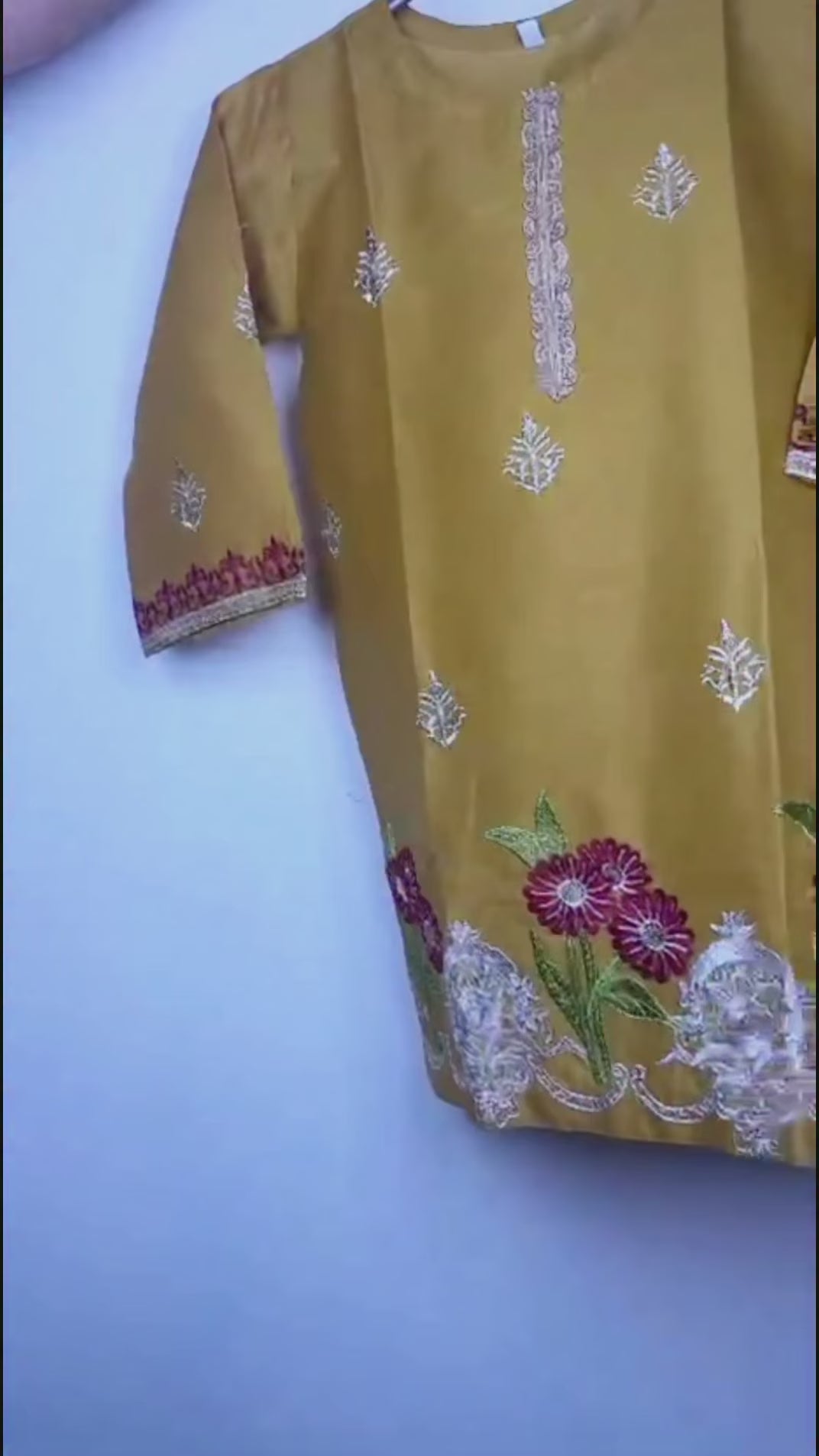 Yellow Bin Shaukat Pima Lawn Embroidered Stitched 2-Piece Suit