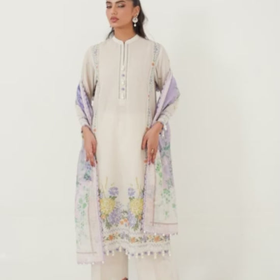 Sana Safinaz Lawn Embroidered Unstitched 3-Piece Suit-M251-012A-3CV