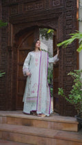 Green-Mahnur Shanaya Lawn Vol 2 Embroidered Stitched 3-Piece Suit-SH-12