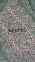 AB Hand Embroideries Chiffon Embroidered Unstitched 2-Piece Suit