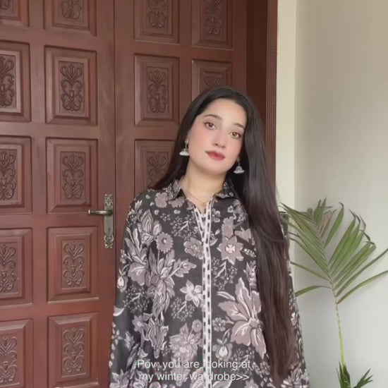 Bin Shaukat Staple Karandi Printed Stitched 2-Piece Suit