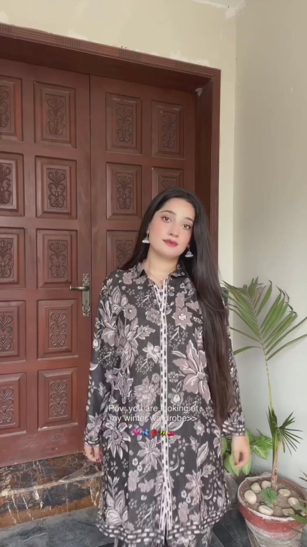 Bin Shaukat Staple Karandi Printed Stitched 2-Piece Suit