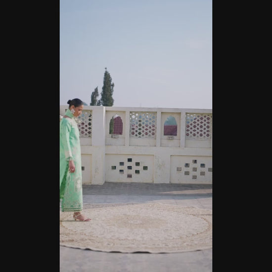Parishay Shangrila Lawn Embroidered Unstitched 3-Piece Suit-SLA-11