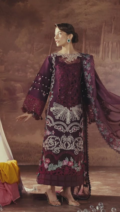 Parishay Enchanted Tales Lawn Embroidered Unstitched 3-Piece Suit-ET- 07