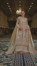 Parishay Cindrella Luxury Formals Net Embroidered Unstitched 3-Piece Suit-AMBRE
