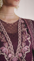 Mulberry-Mahnur Morbagh Luxury Lawn'26 Embroidered Unstitched 3-Piece Suit-M-02