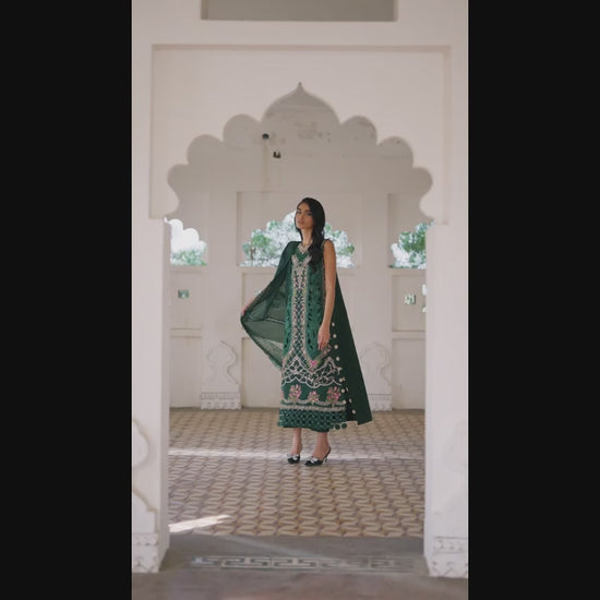 Parishay Shangrila Lawn Embroidered Unstitched 3-Piece Suit-SLA-16