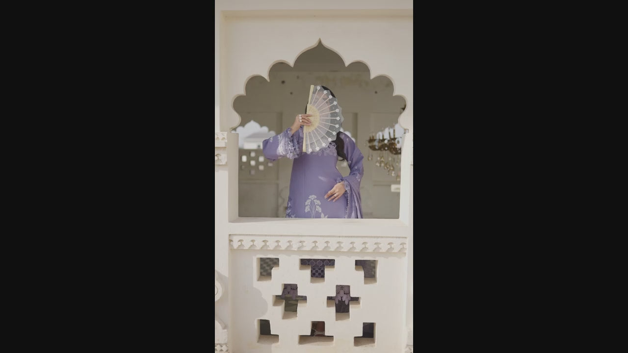 Parishay Shangrila Lawn Embroidered Unstitched 3-Piece Suit-SLA-10