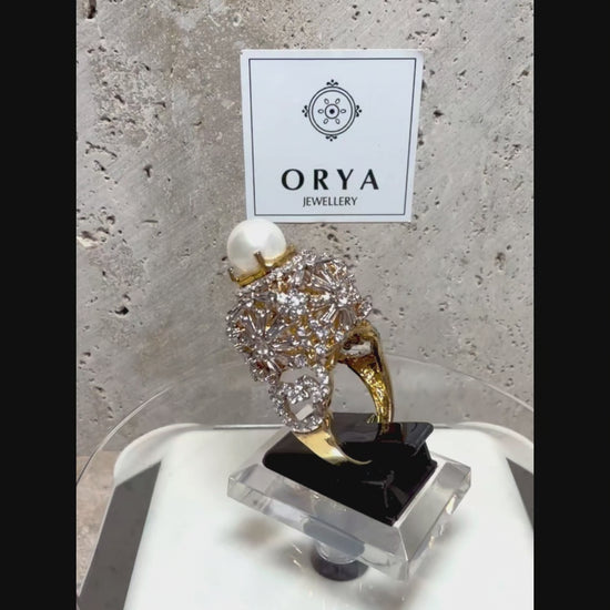 Orya Jewellery Adjustable Crest Ring