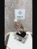 Orya Jewellery Adjustable Crest Ring
