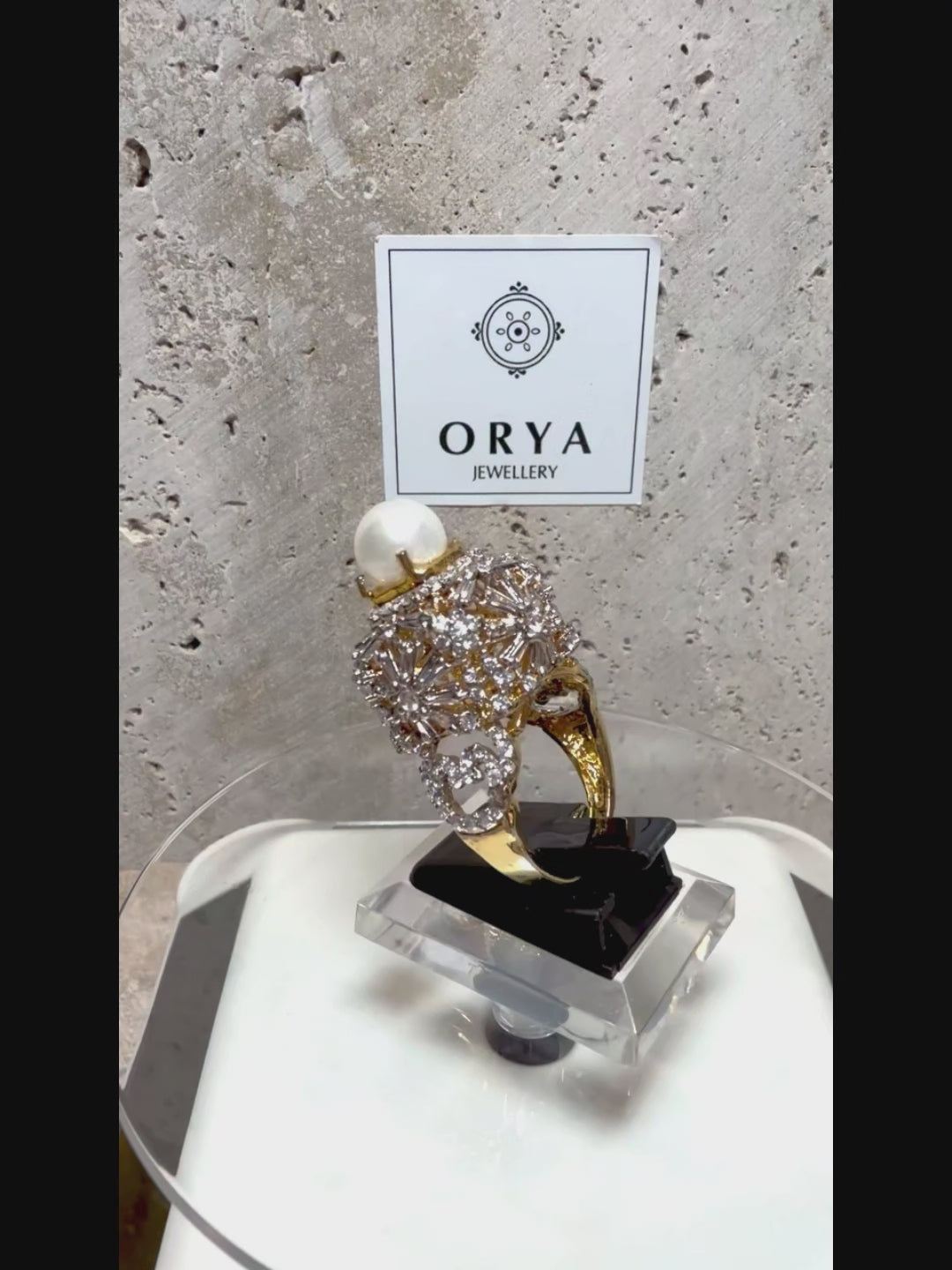 Orya Jewellery Adjustable Crest Ring