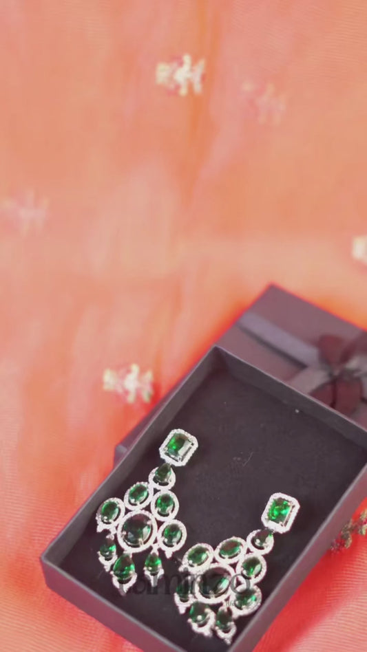 H&A Jewellery One Carat American Diamond Earrings