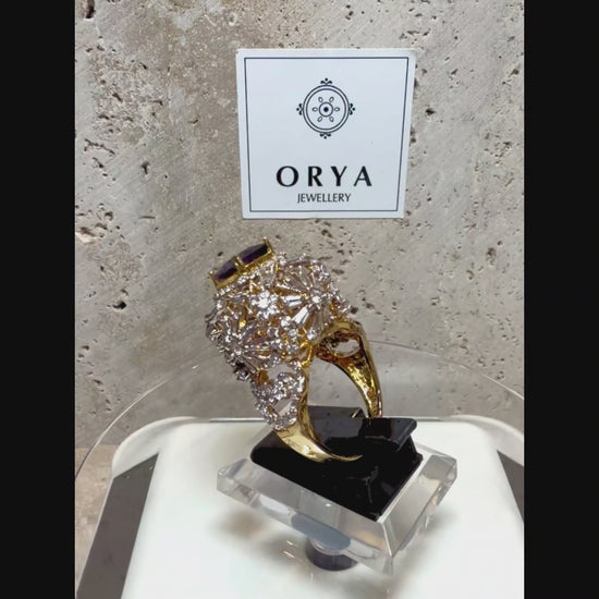 Orya Jewellery Adjustable Crest Ring