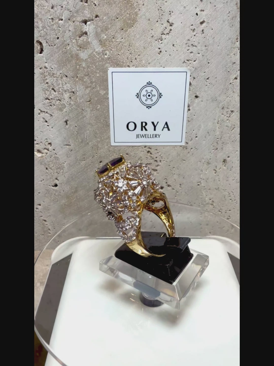 Orya Jewellery Adjustable Crest Ring