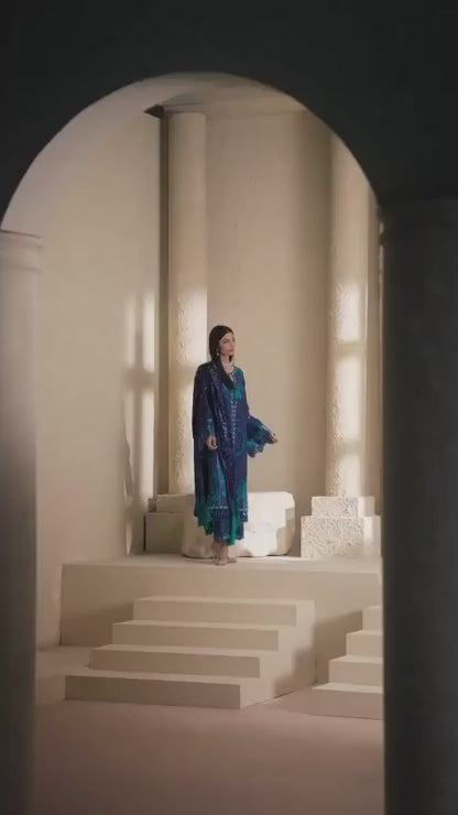 Binilyas Saqqara Kotrai Embroidered Unstitched 3-Piece Suit-162-A