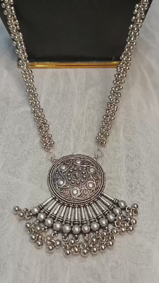 Durwaj's Oxidized Silver Set-DW-003