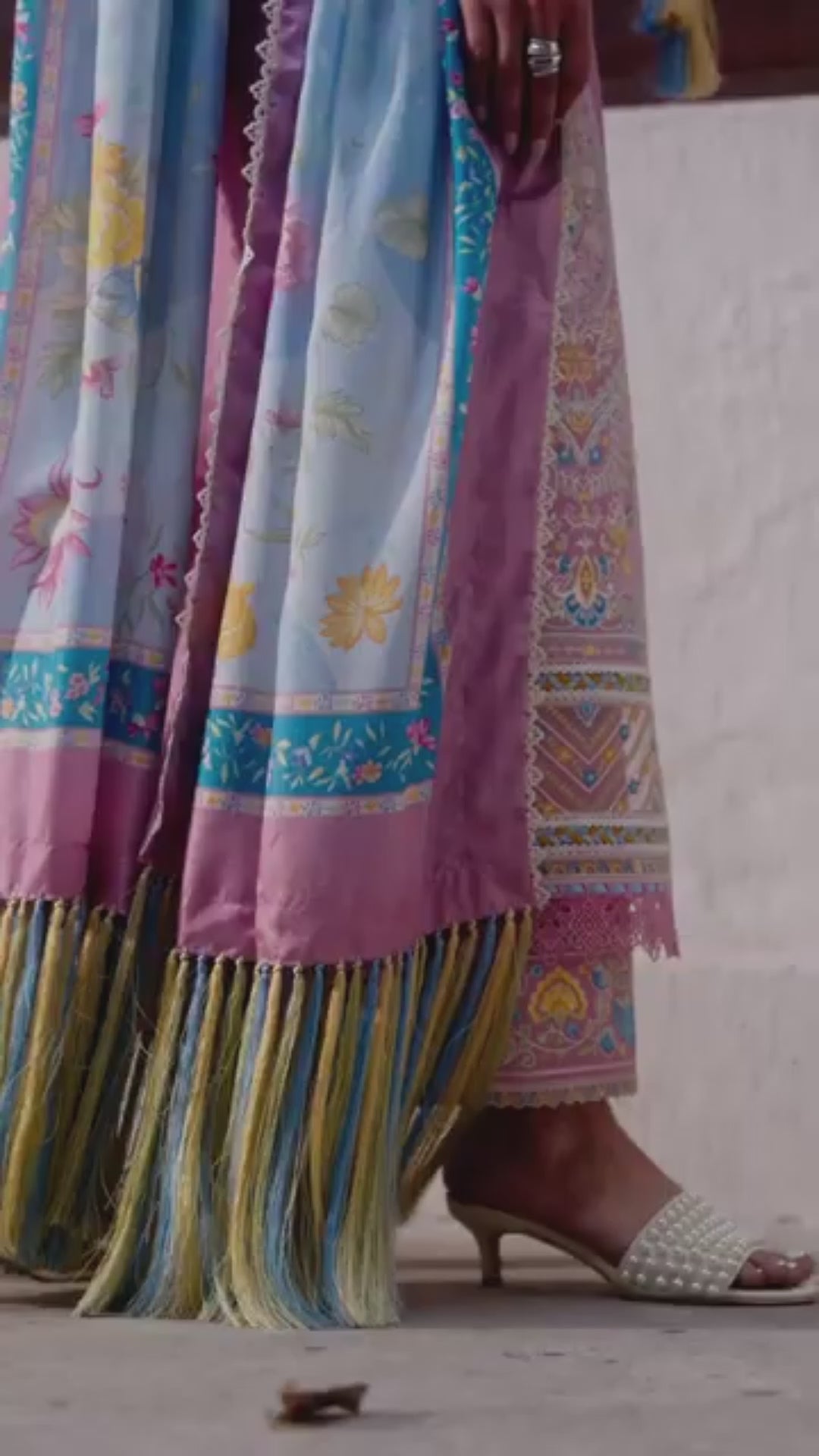 Binilyas Lumina Summer Lawn Embroidered Unstitched 3-Piece Suit-L77-B