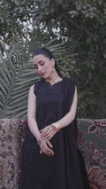 Black Mahnur Satrangi Lawn'26 Embroidered Stitched 3-Piece Suit-ST-12