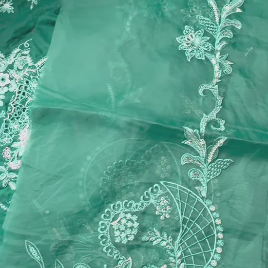 Qalamkar Chikankari Eid Edit'26 Lawn Embroidered Unstitched 3-Piece Suit-CM-07 Rogue