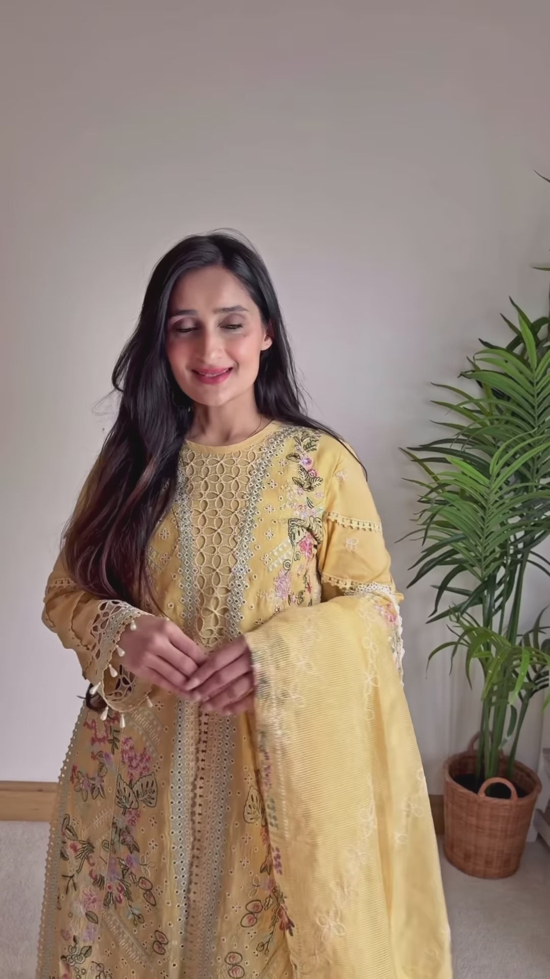 Mahnur Sirene Luxury Lawn'26 Embroidered Unstitched 3-Piece Suit-S-02