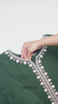 Tehzeeb Libas Linen Embroidered Stitched 2-Piece Suit-Adaab