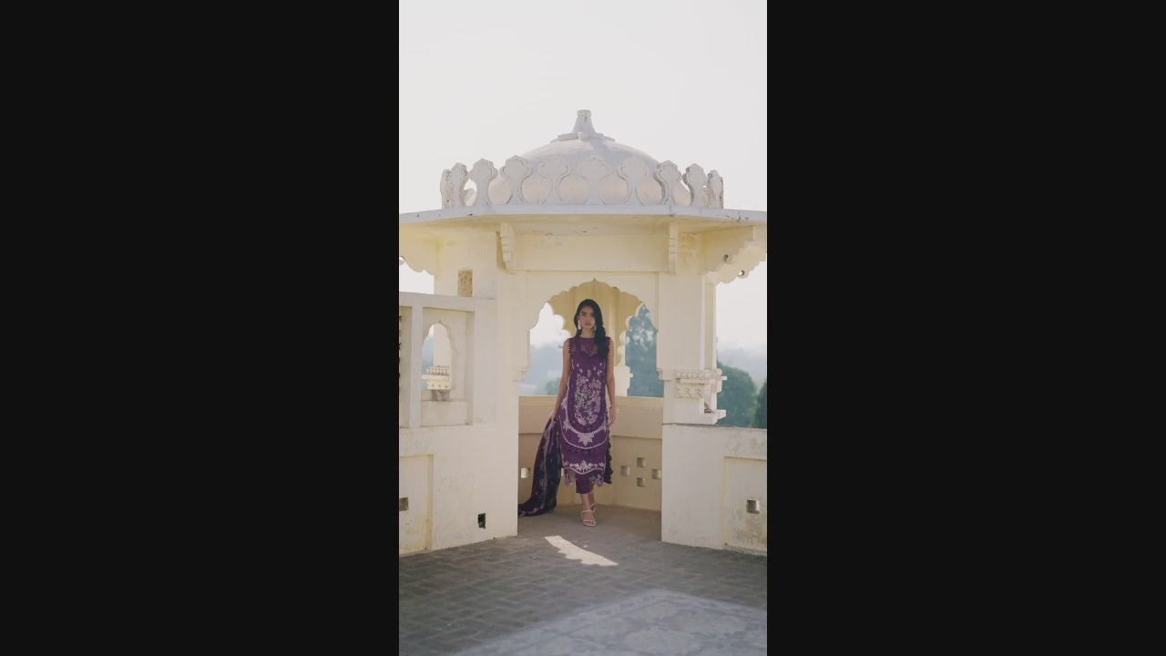 Parishay Shangrila Lawn Embroidered Unstitched 3-Piece Suit-SLA-15